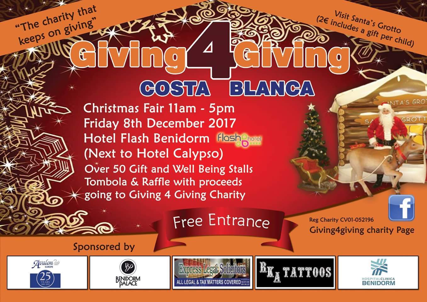 giving 4 giving christmas fair friday 8th december hotel flash flash flyer chesterfield
